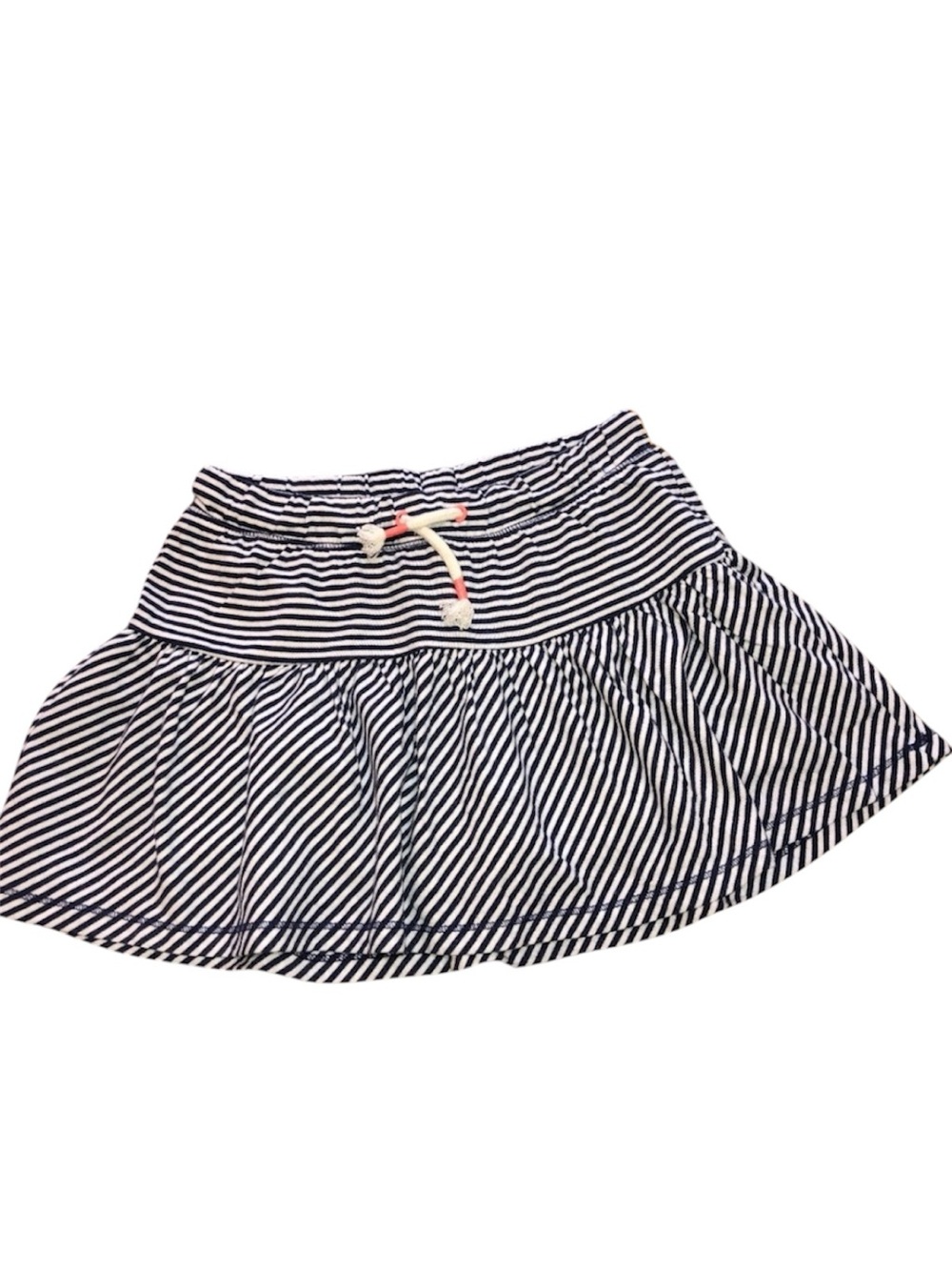 NEW Cat & Jack Navy Blue Striped Skort Nautical Beachy Scooter Girls Size 6 NWT